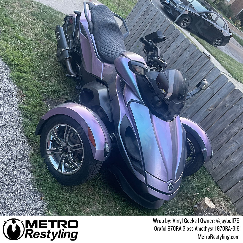 Gloss Amethyst Can-Am Spyder Wrap
