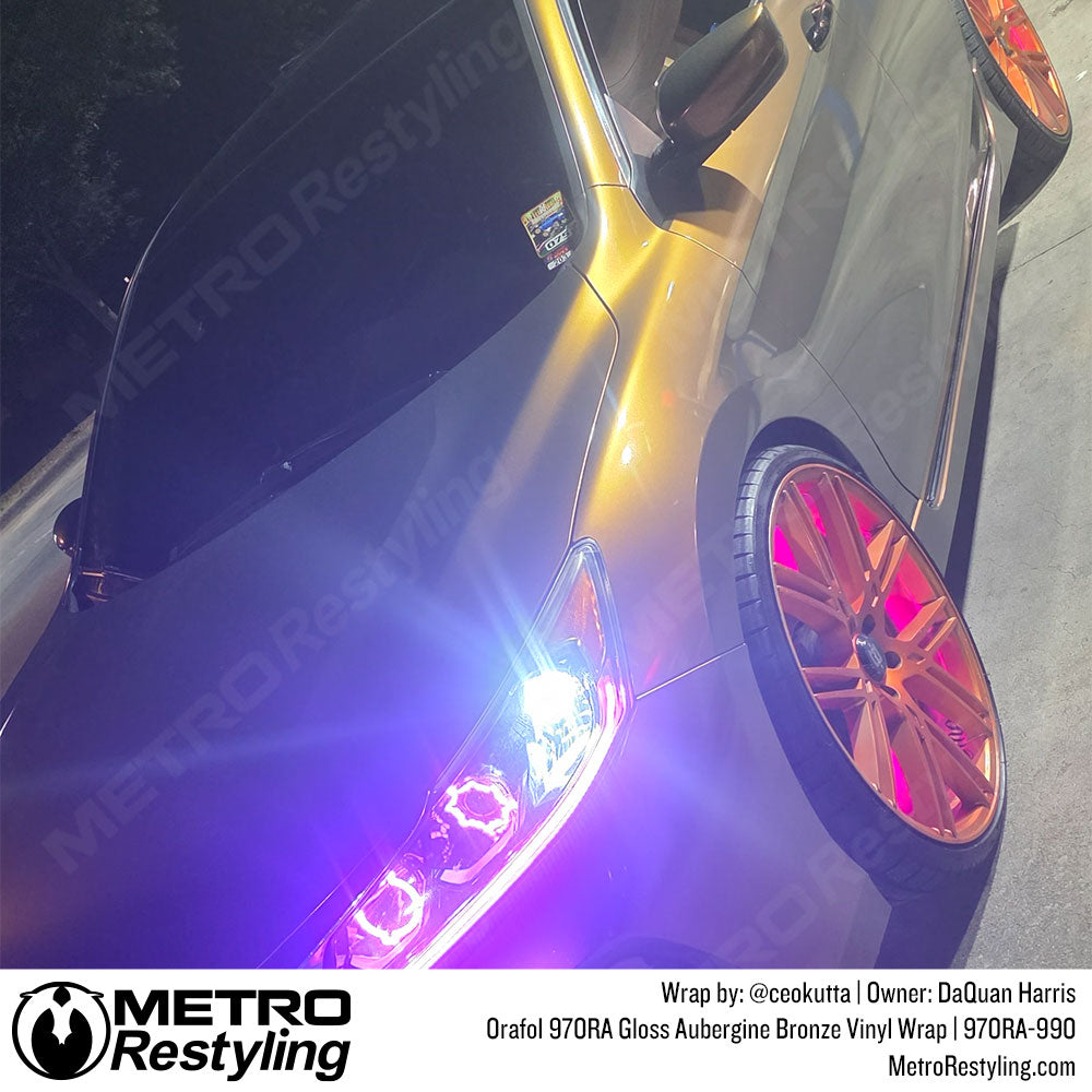 color shift vinyl honda yellow to red color