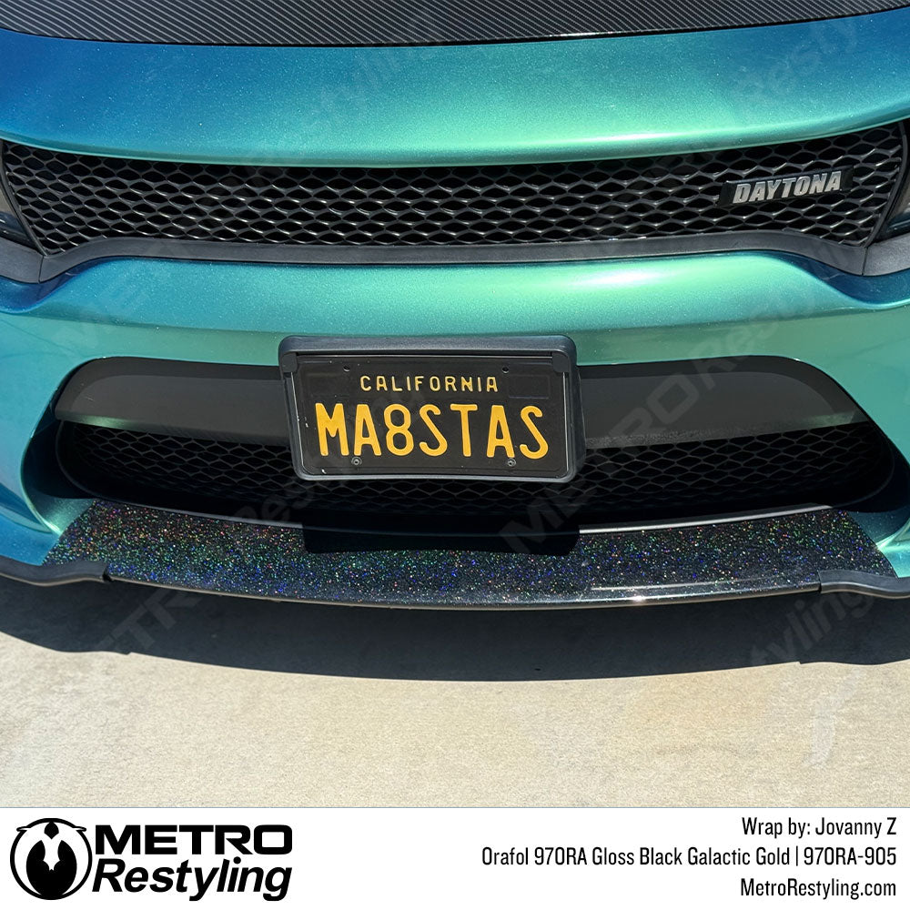 glitter charger wrap