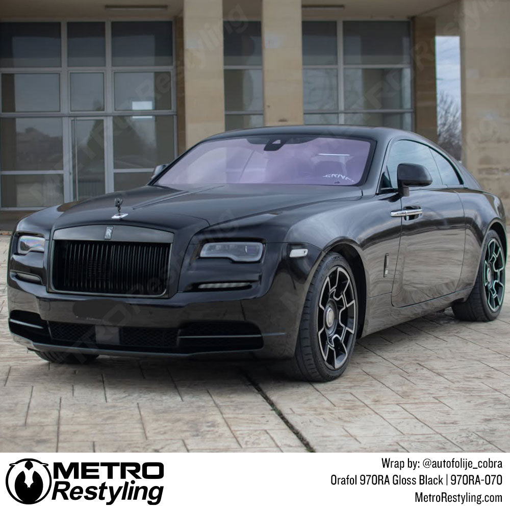 Orafol Rolls Royce Gloss Black Wrap