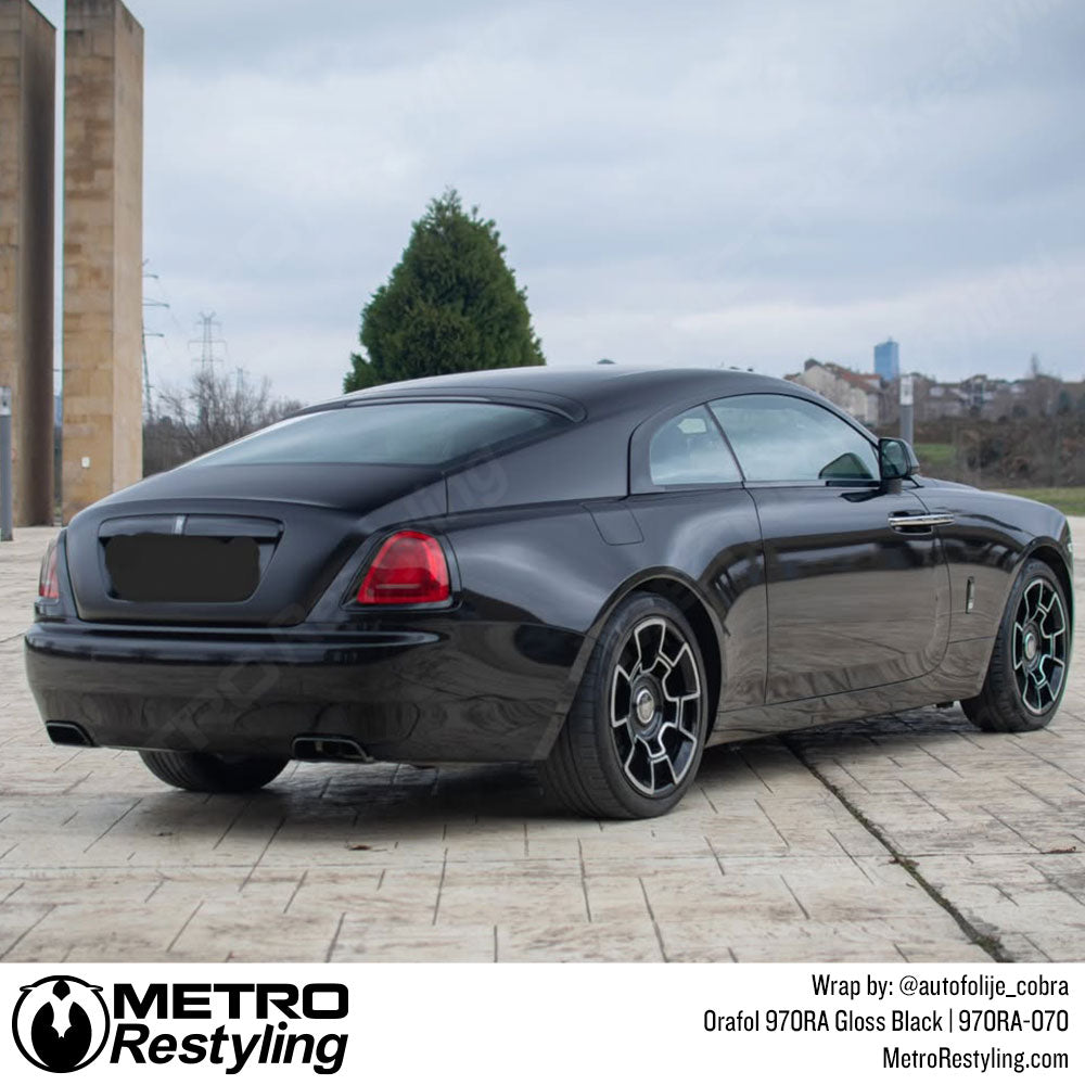 Orafol Rolls Royce Black Wrap