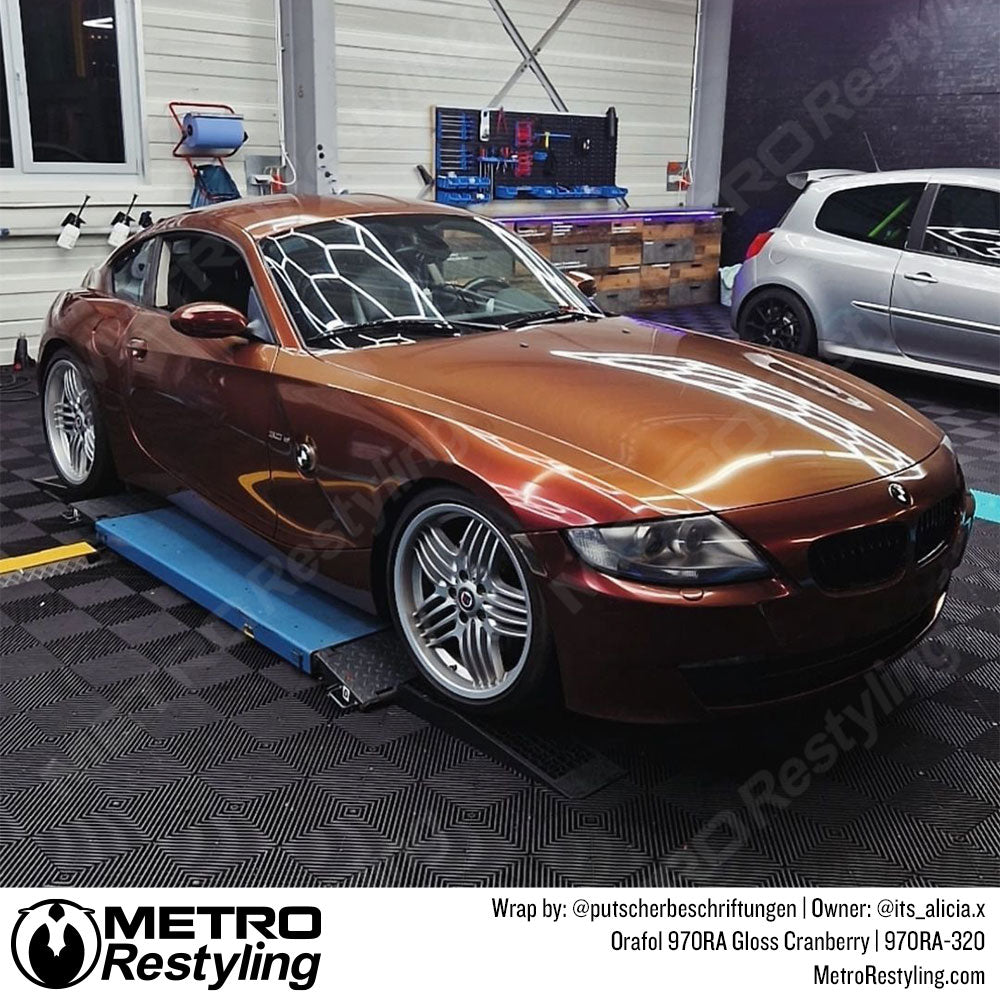 Red BMW Vinyl Wrap