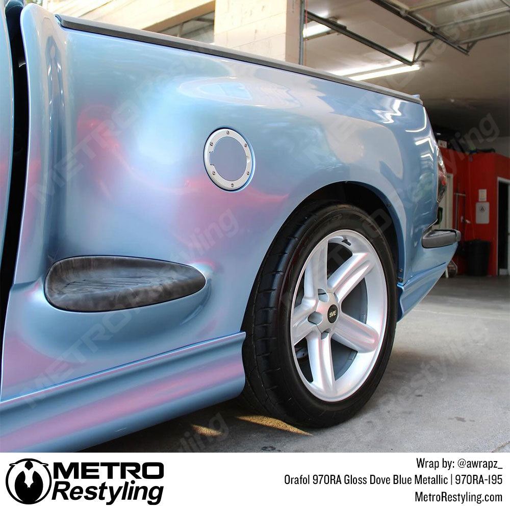 Blue Metallic Ford F-150 Truck Vinyl Wrap