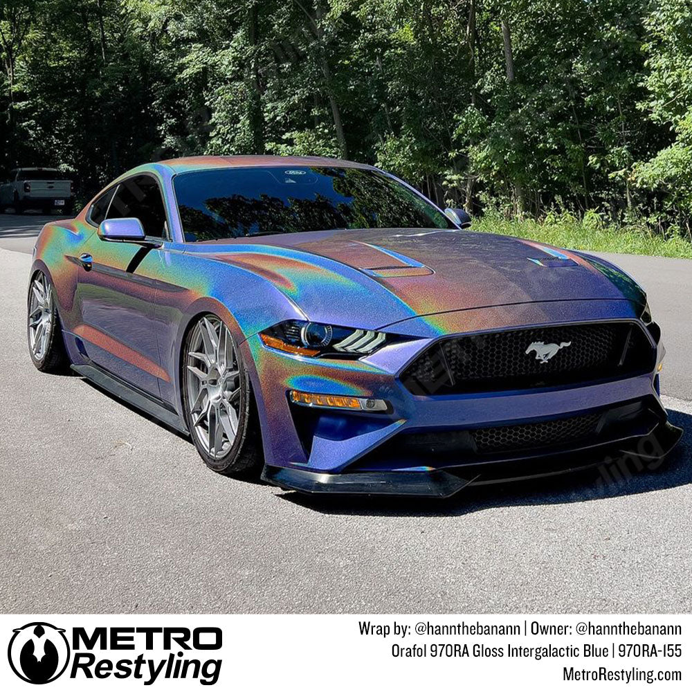 Intergalactic Blue Ford Mustang GT Wrap