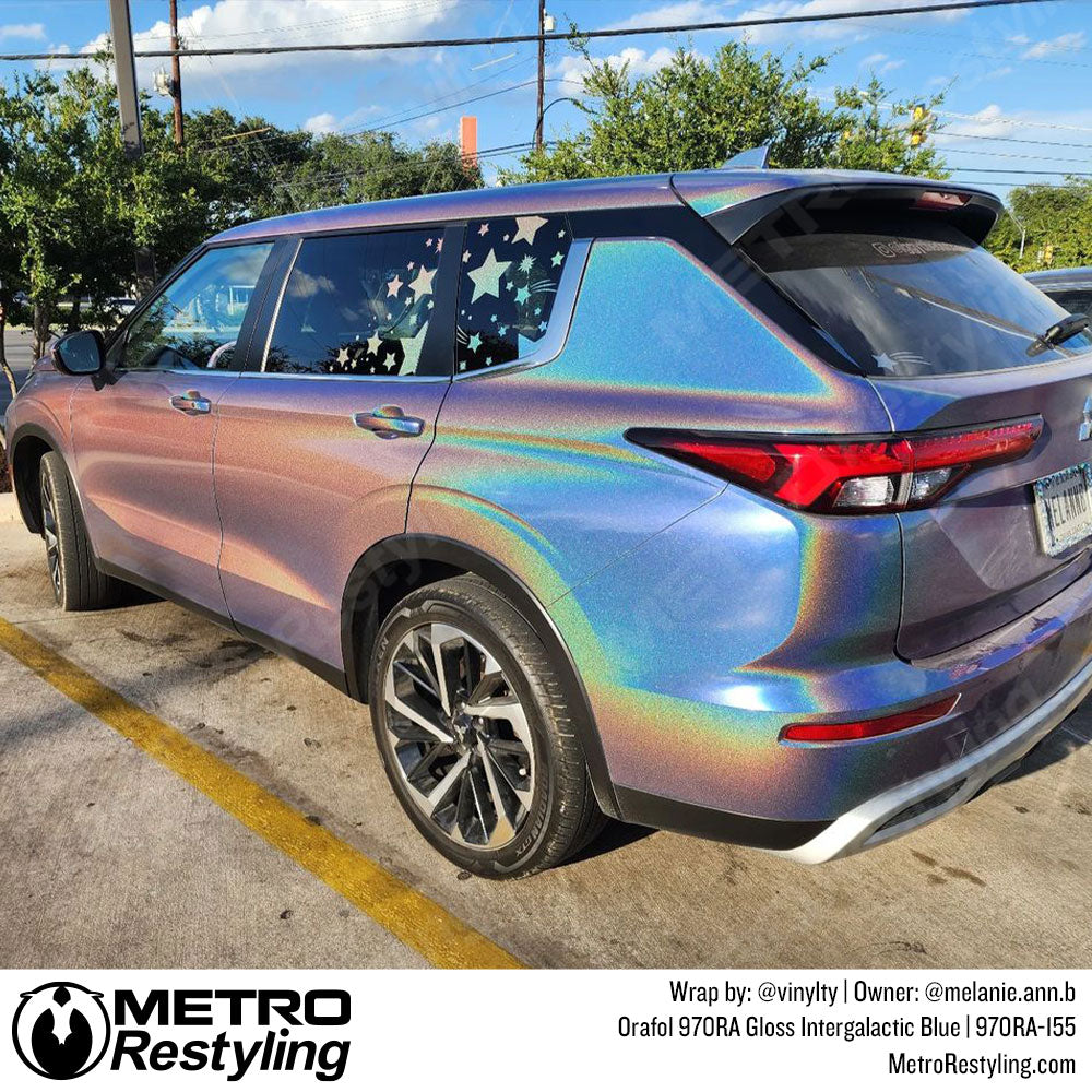 Blue Intergalactic Mitsubishi Wrap