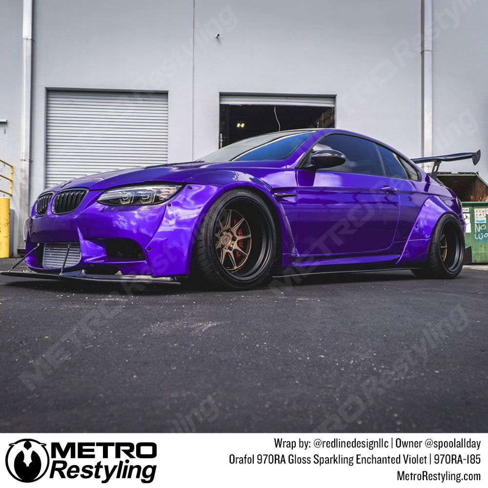 Orafol Purple BMW Wrap