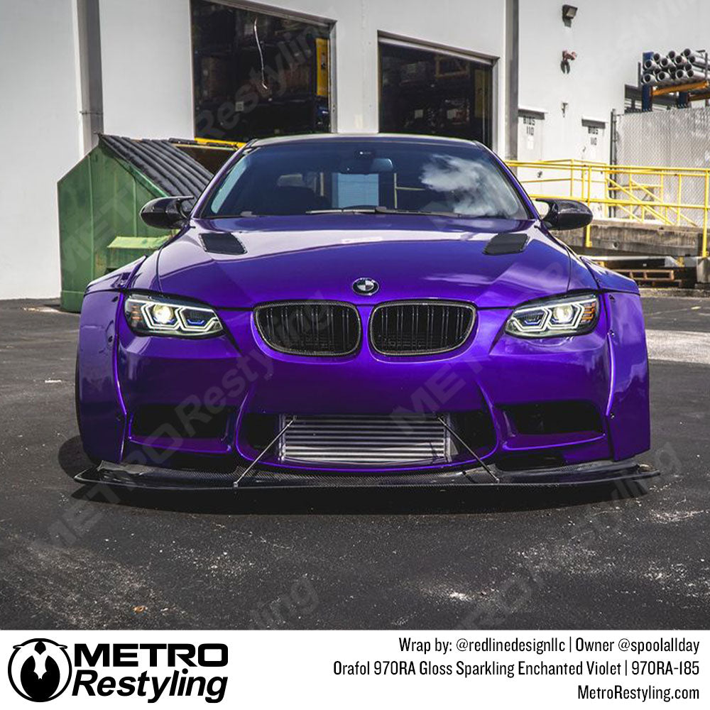 Orafol Sparkling Violet BMW Wrap