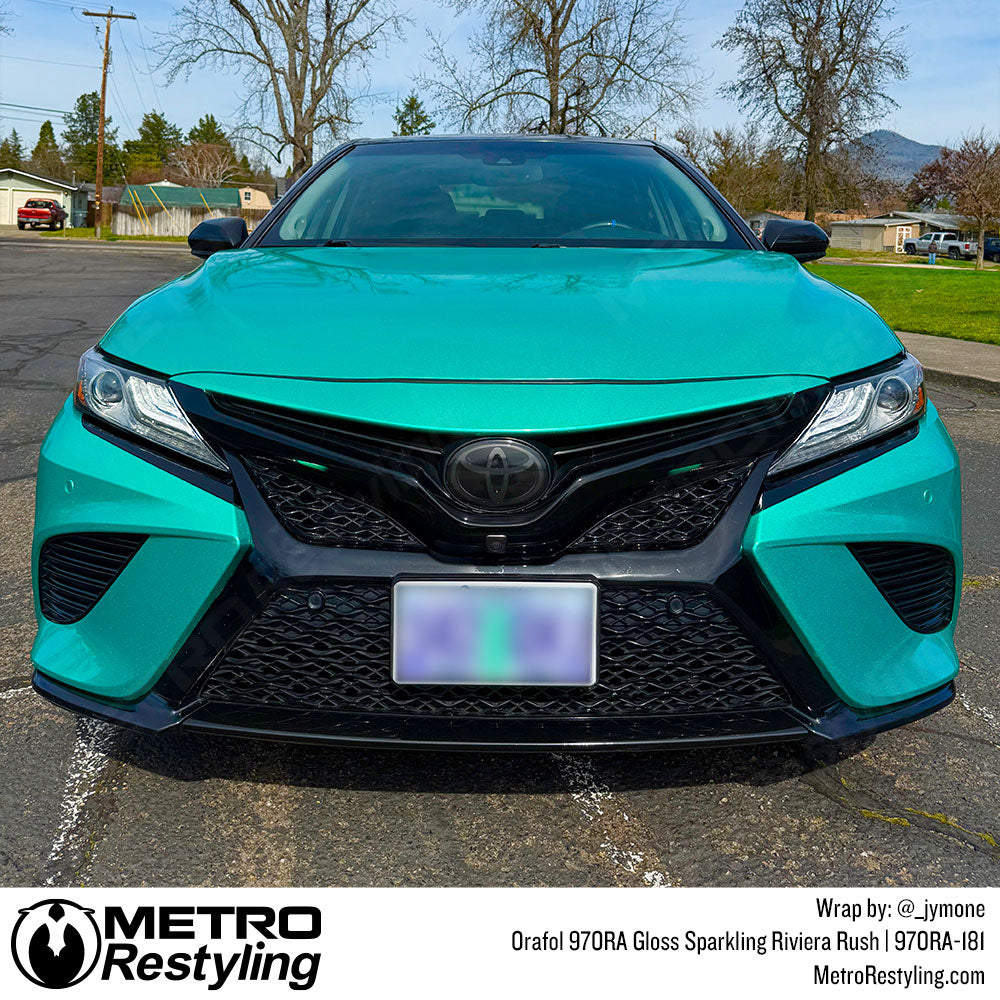 teal toyota wrap