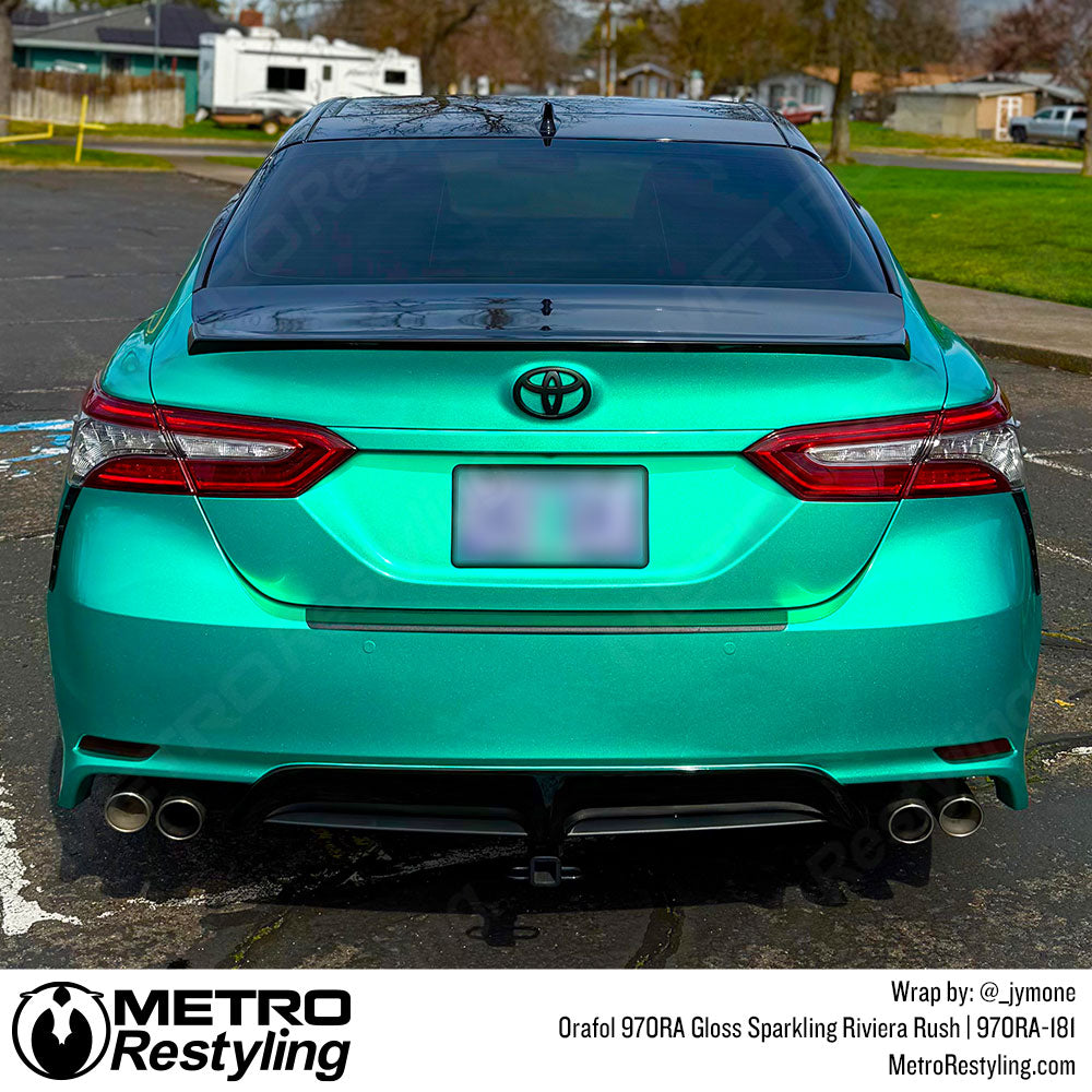 teal toyota wrap