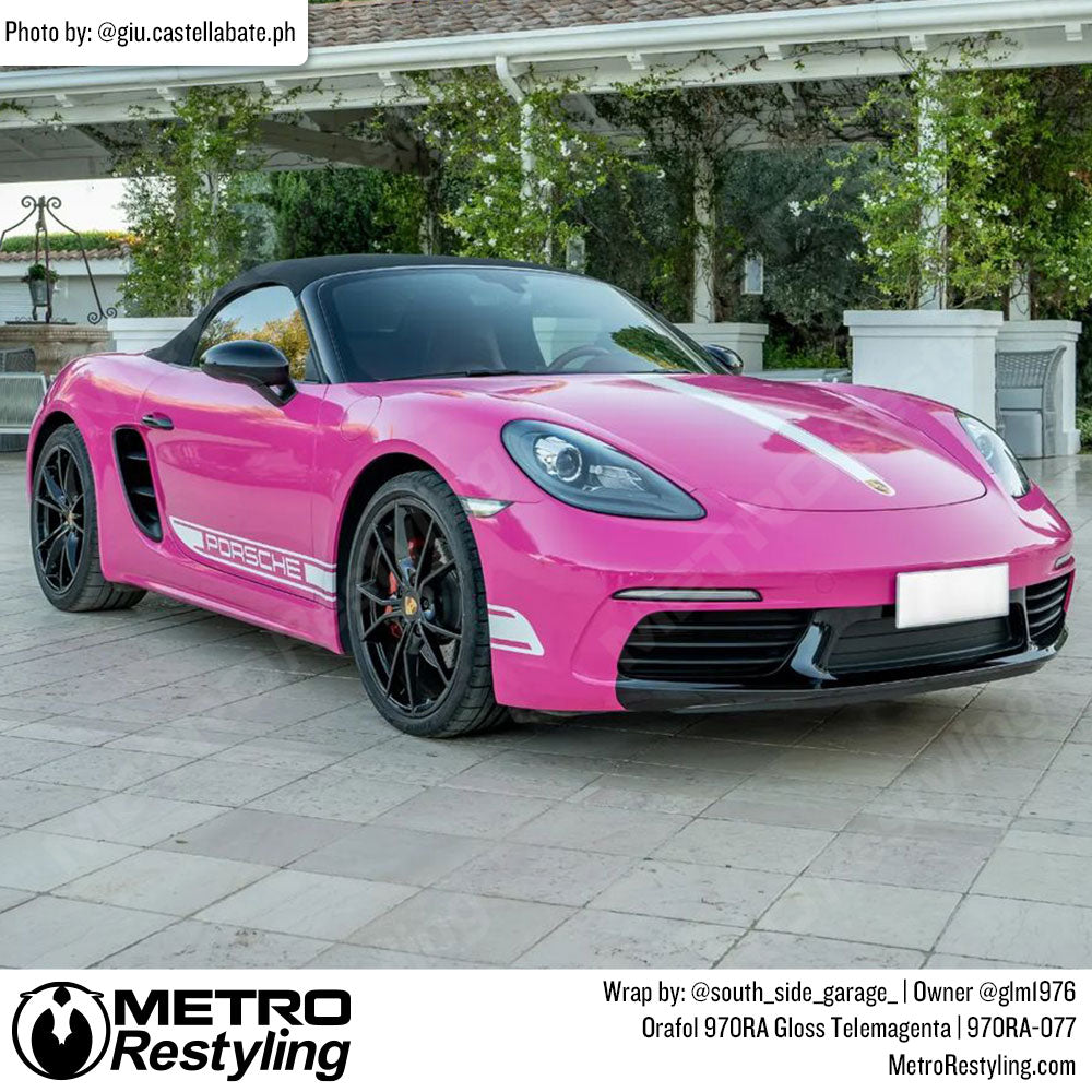 Pink Porsche Wrap