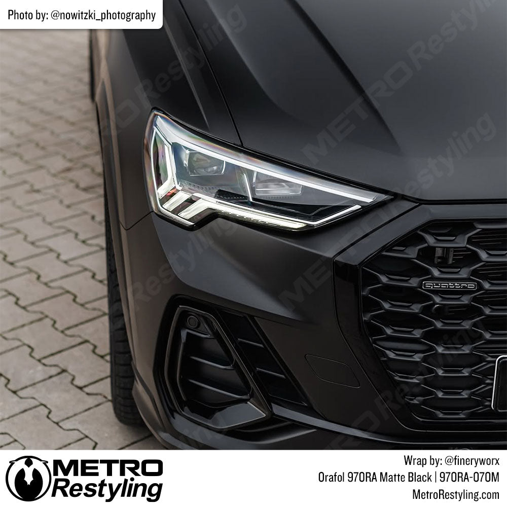 audi suv with black wrap