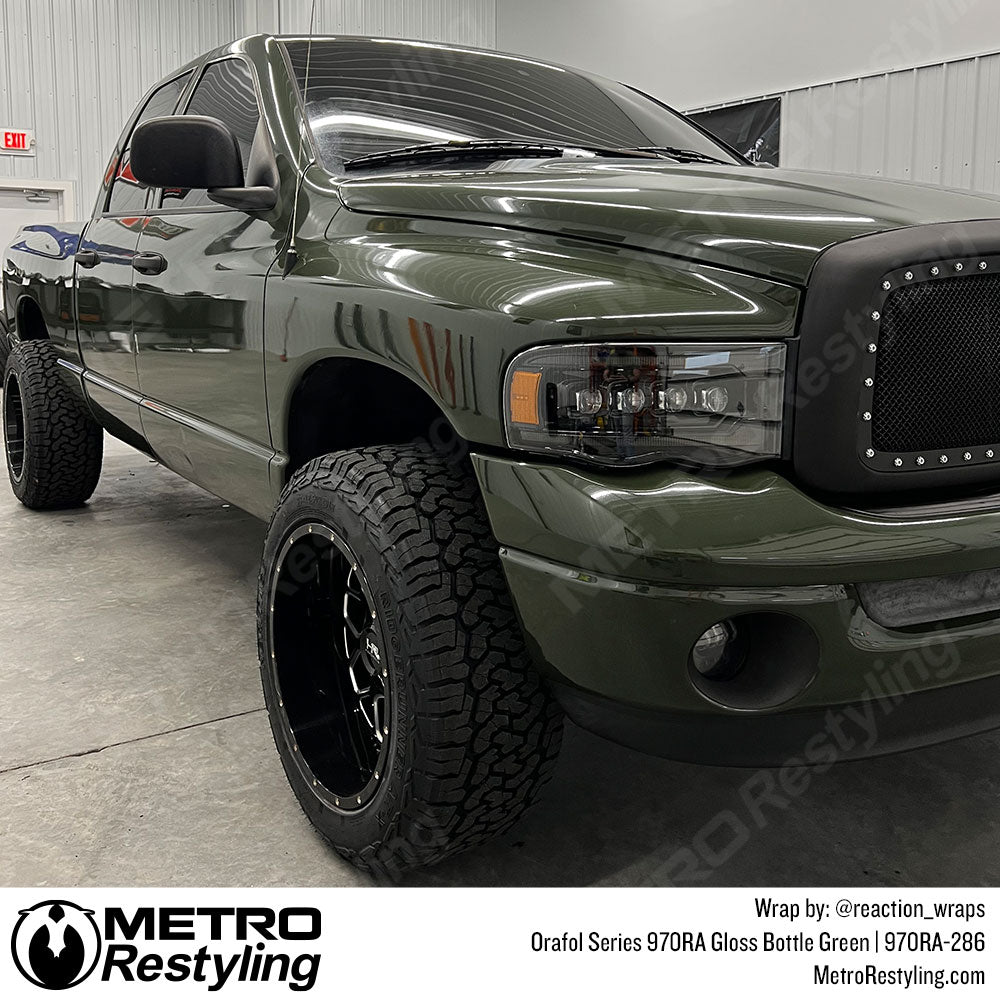 gloss bottle green wrap