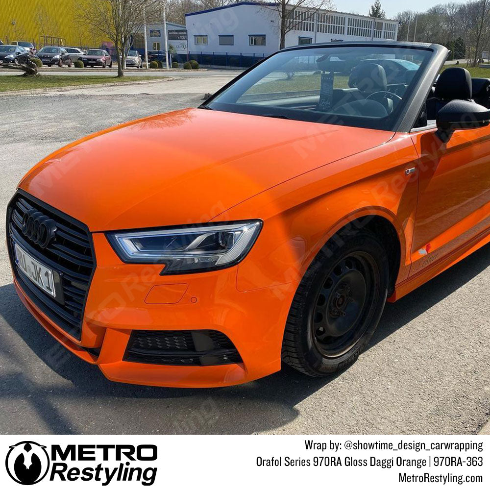 gloss daggi orange audi wrap