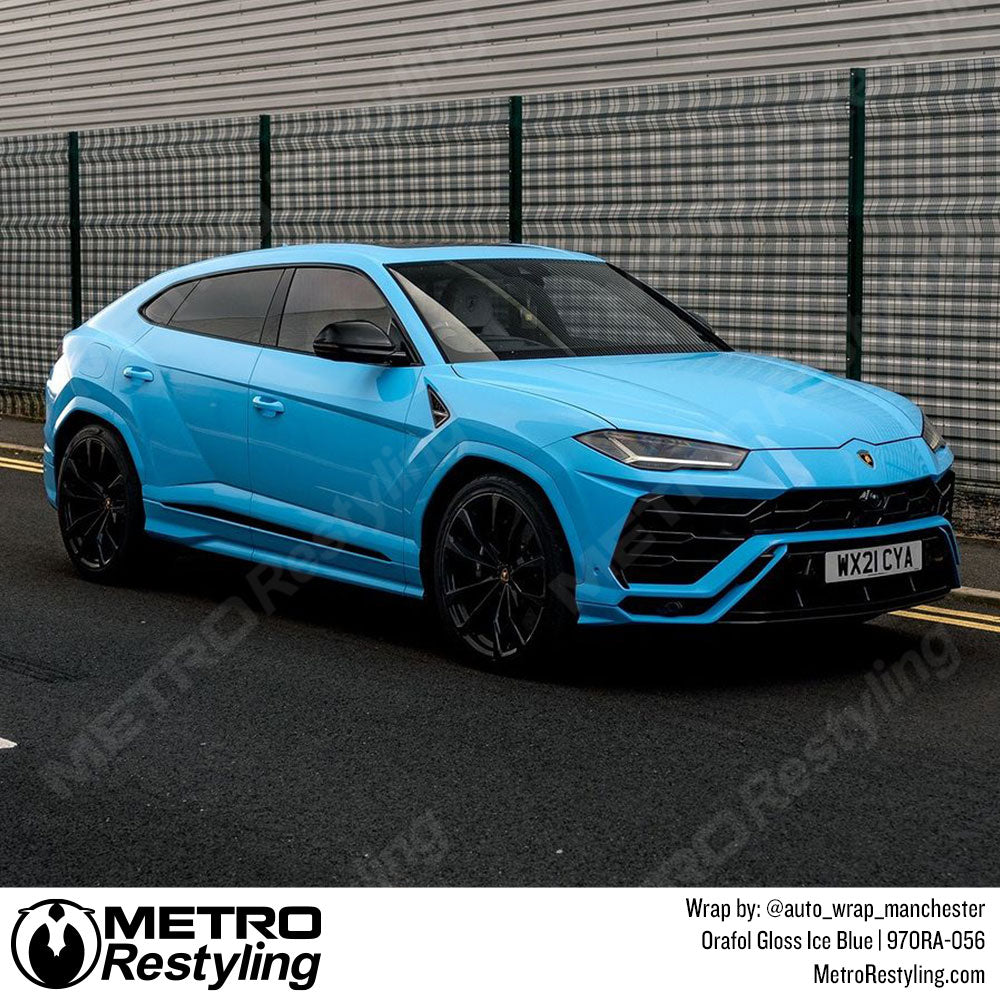 Blue Lambo Urus Wrap