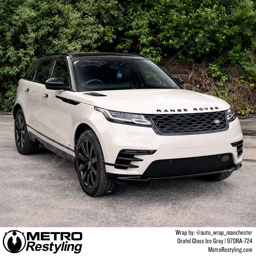 ice gray range rover wrap