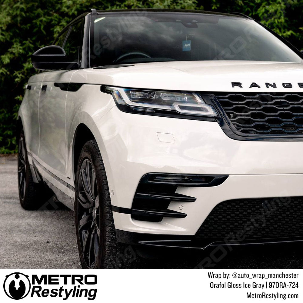 ice gray range rover wrap