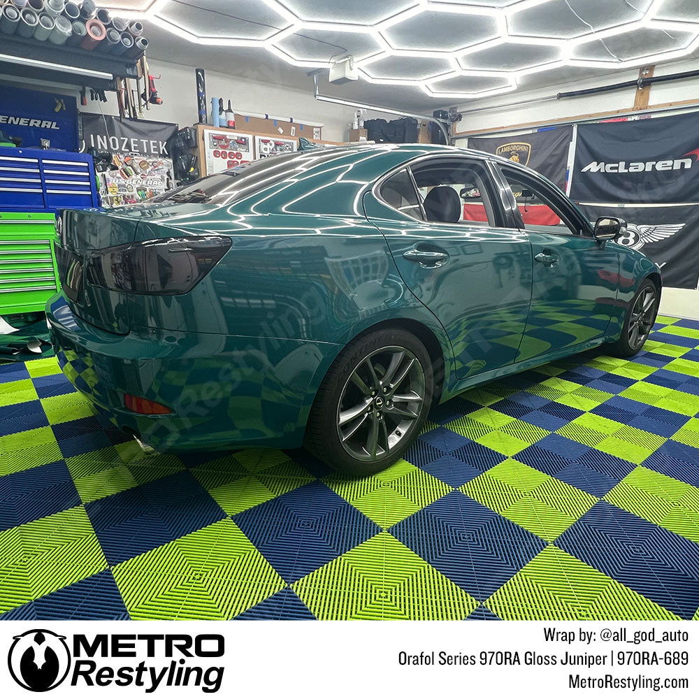 gloss juniper car wrap