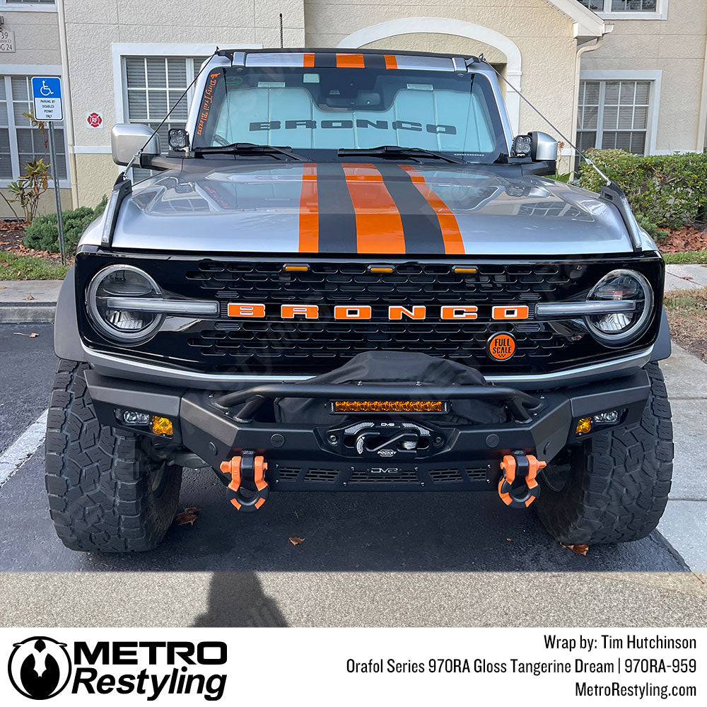 Orange Bronco Wrap