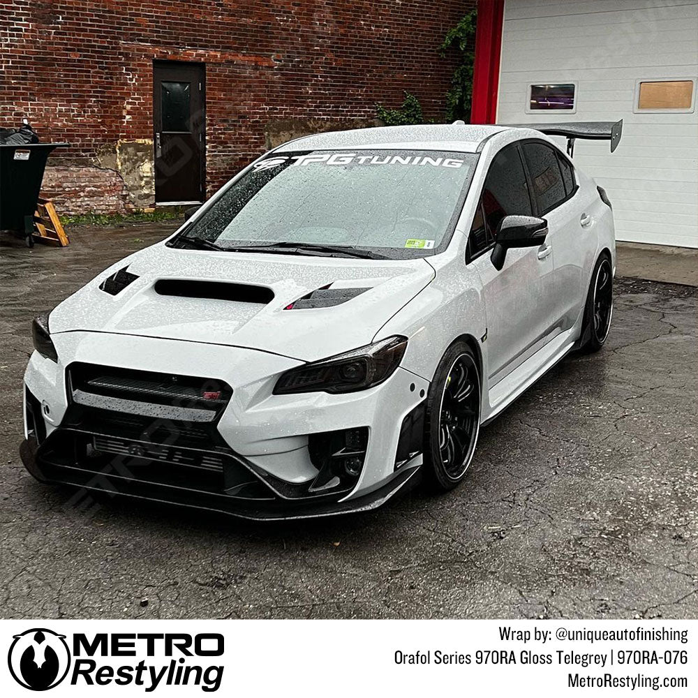 gloss telegrey car wrap