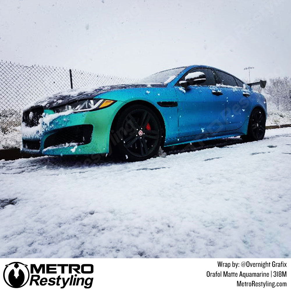 blue green jaguar wrap