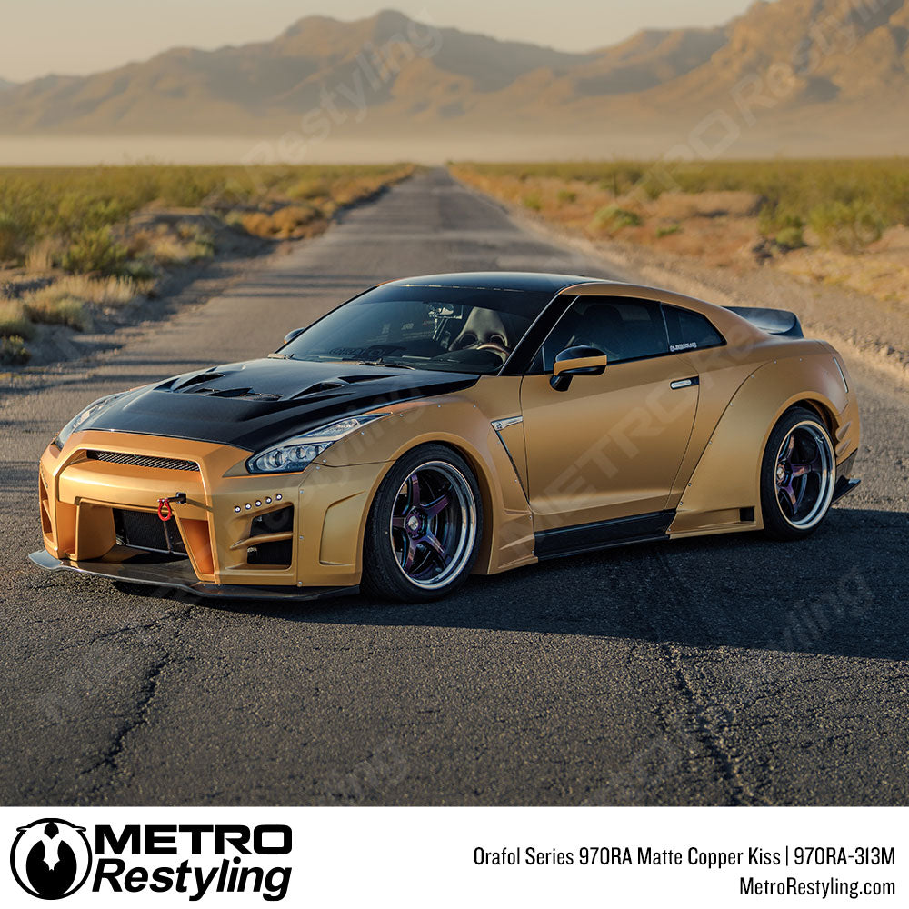copper car wrap