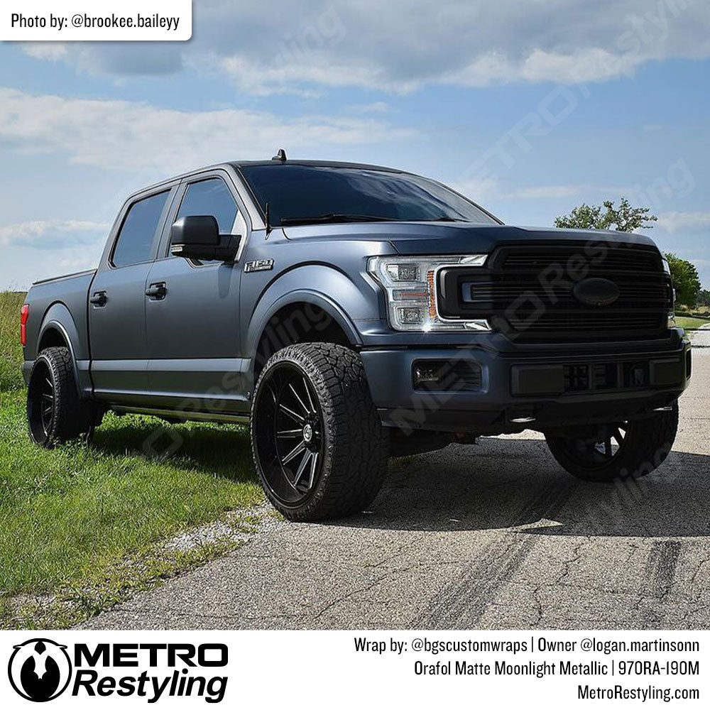 Orafol blue truck wrap