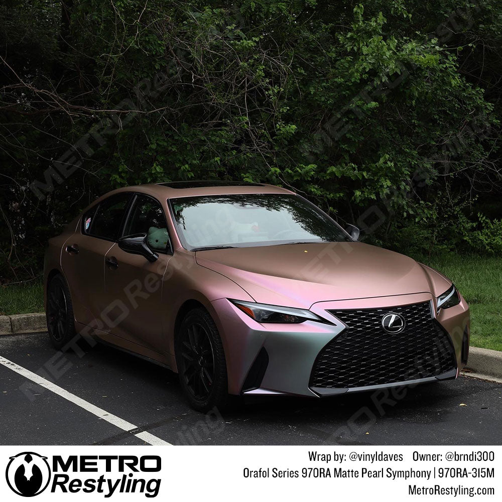 Lexus IS300 Matte Pearl Vinyl Wrap