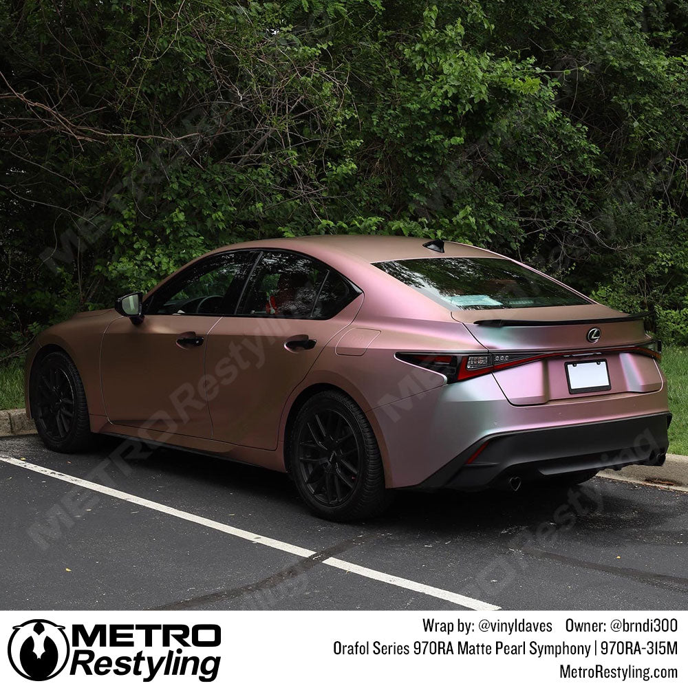 Matte Pearl Vinyl Wrapped Lexus IS300