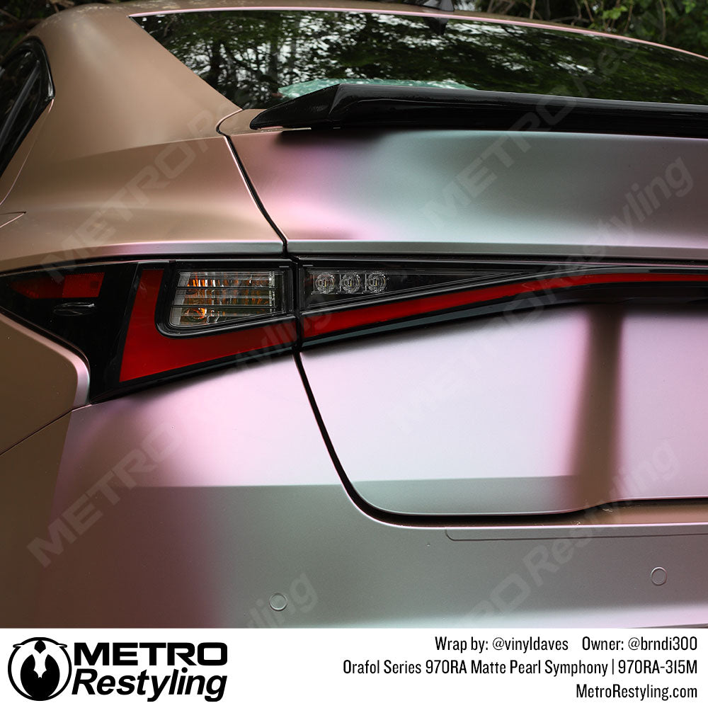 Lexus Orafol Matte Pearl Vinyl Wrap