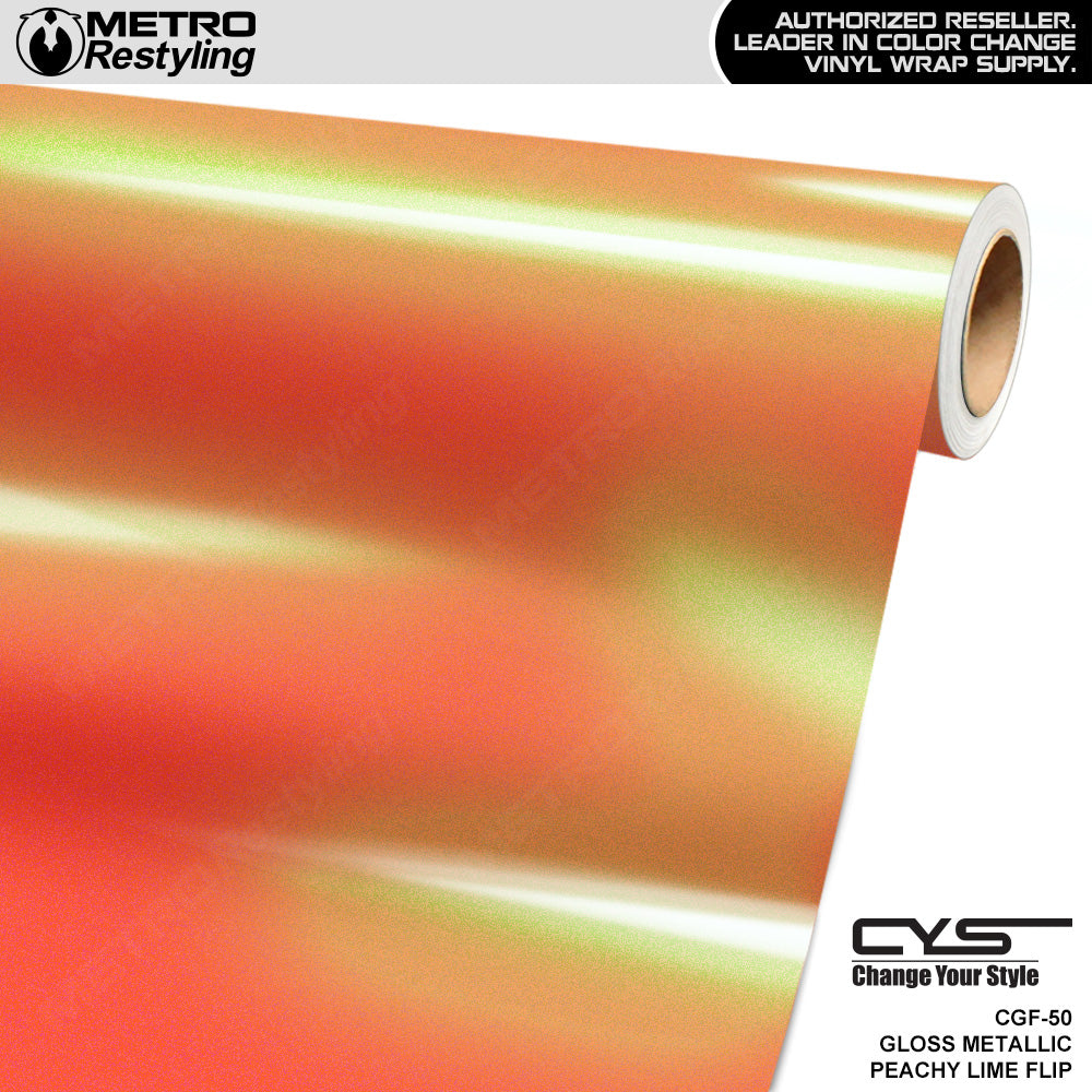 CYS Gloss Metallic Peachy Lime Flip | CGF-50