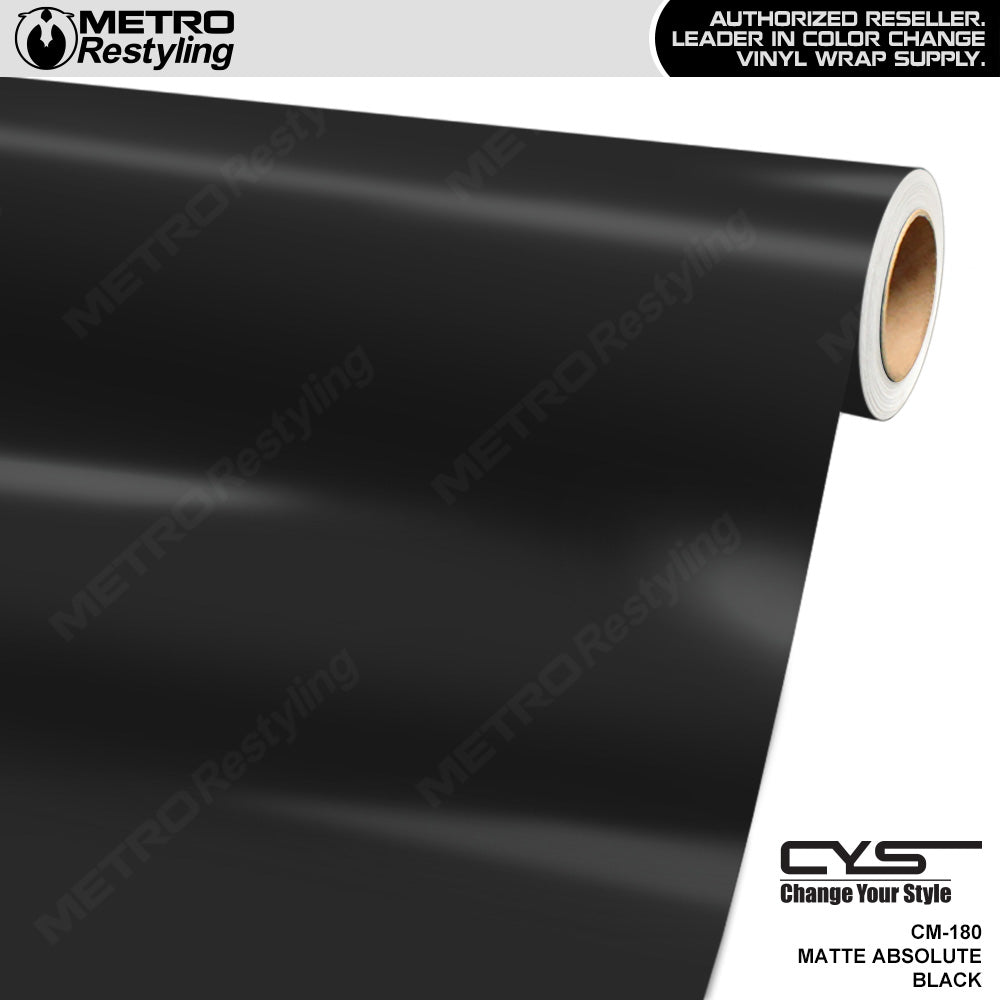 CYS Gloss Matte Absolute Black | CM-180
