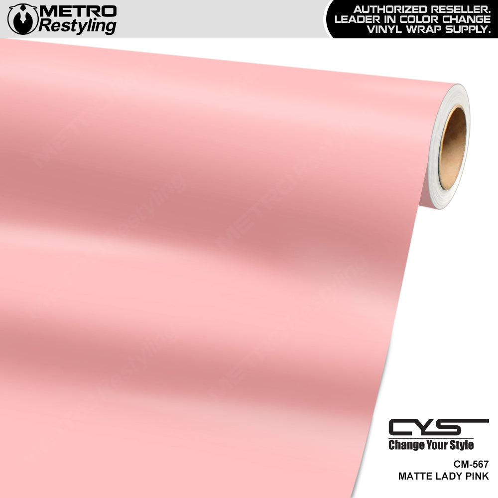 cys matte lady pink vinyl wrap
