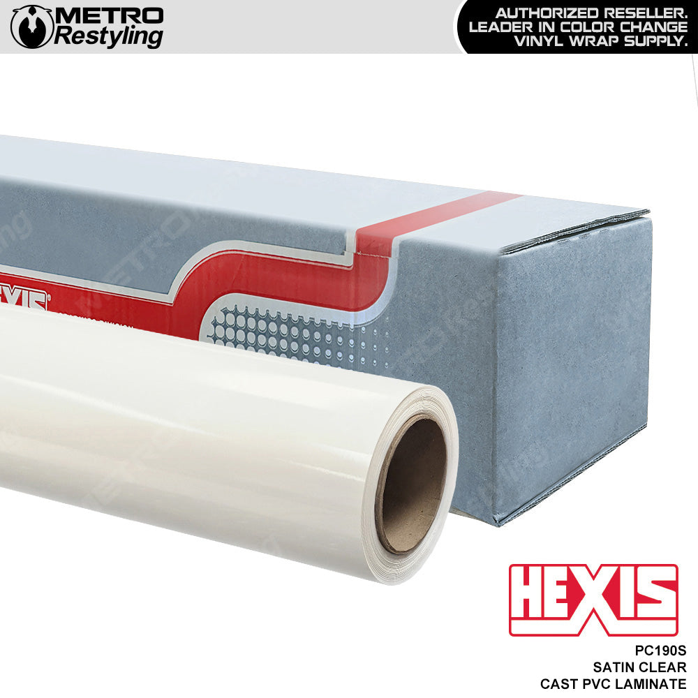 Hexis Satin Clear Cast PVC Laminate | PC190S