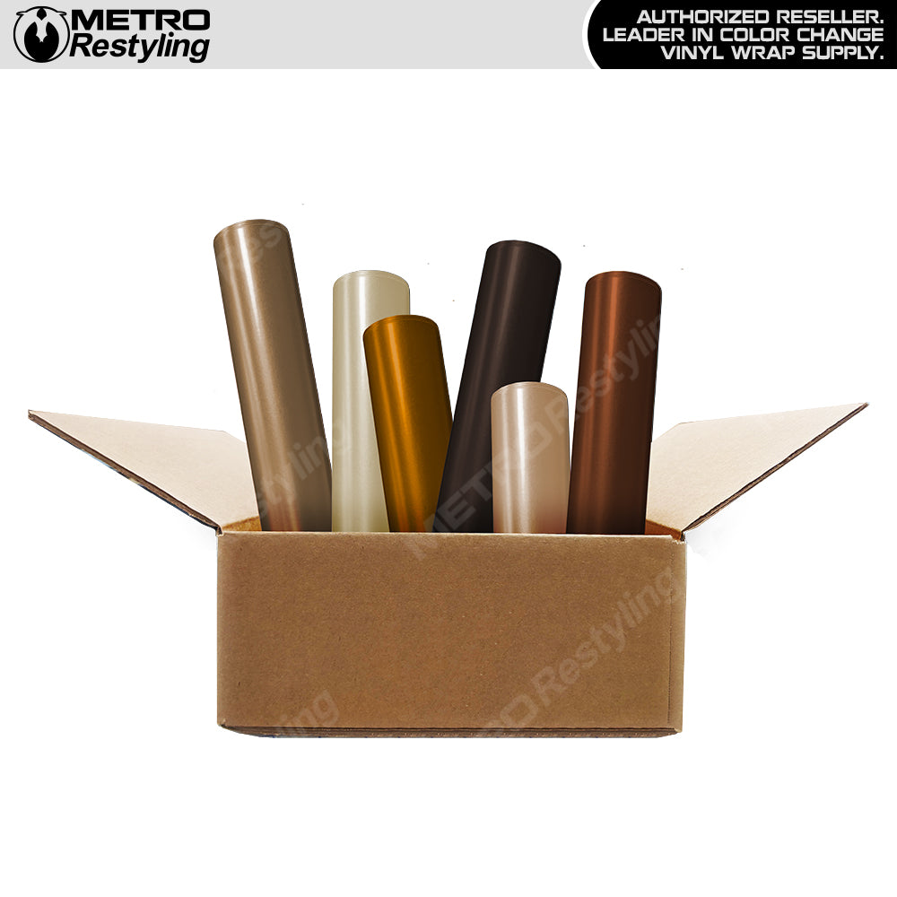 Brown Vinyl Wrap Remnant Box