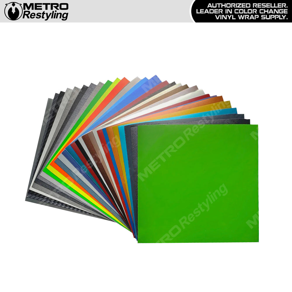Avery, 3M, and KPMF Vinyl Wrap Sample Kit | 6in x 6in | Fits Easy Wave  Speed Shapes