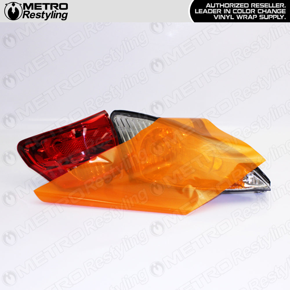 Orange & Amber Head/Tail Light Lens Vinyl Film