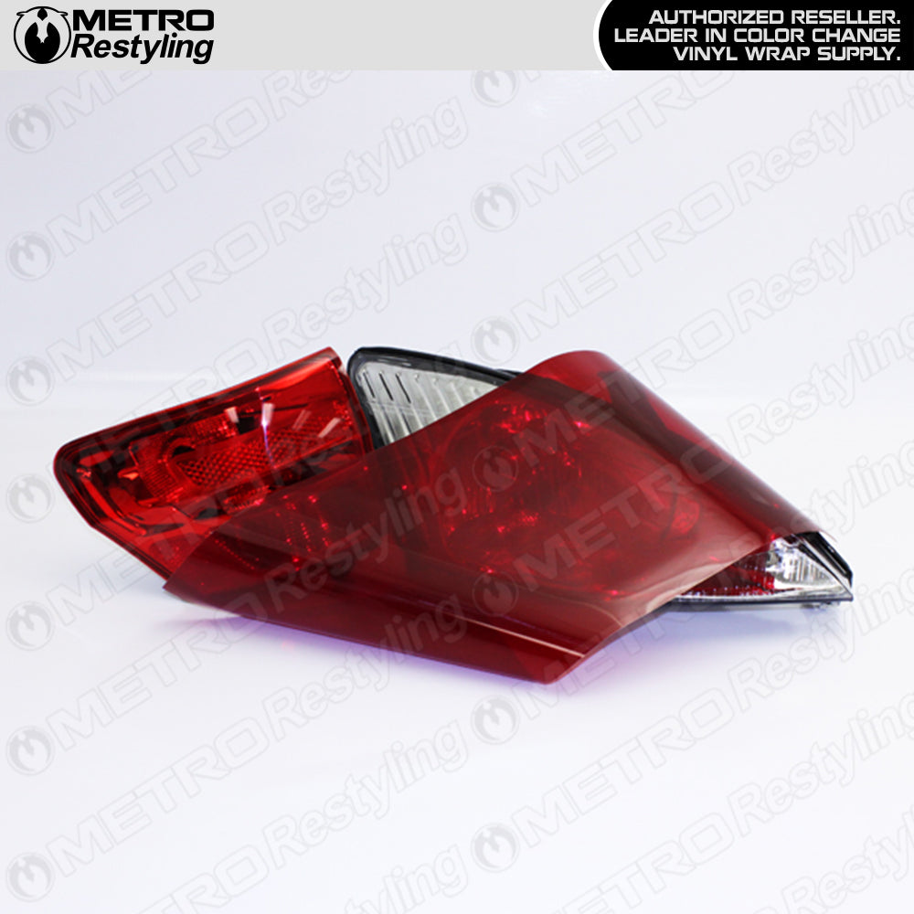 Red Out Tail Light Vinyl Film