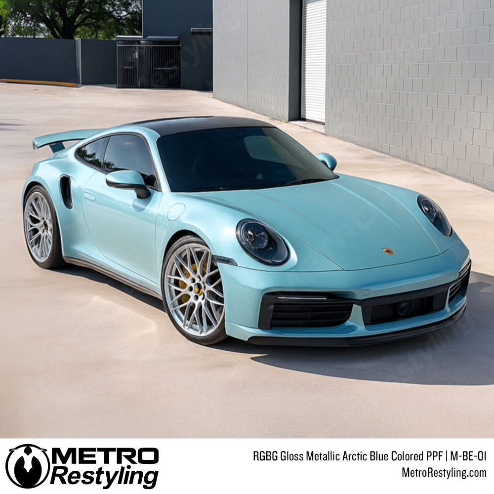 light blue colored ppf