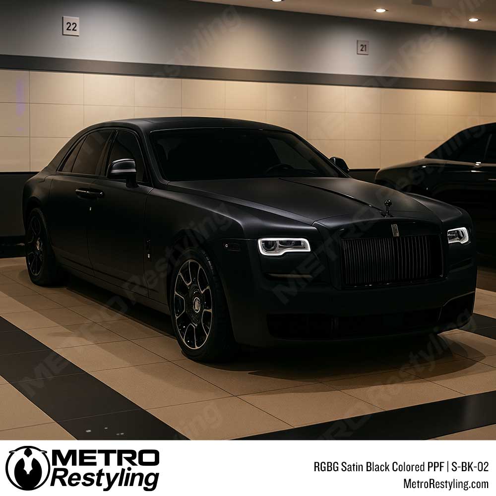 RGBG Satin Black Colored PPF