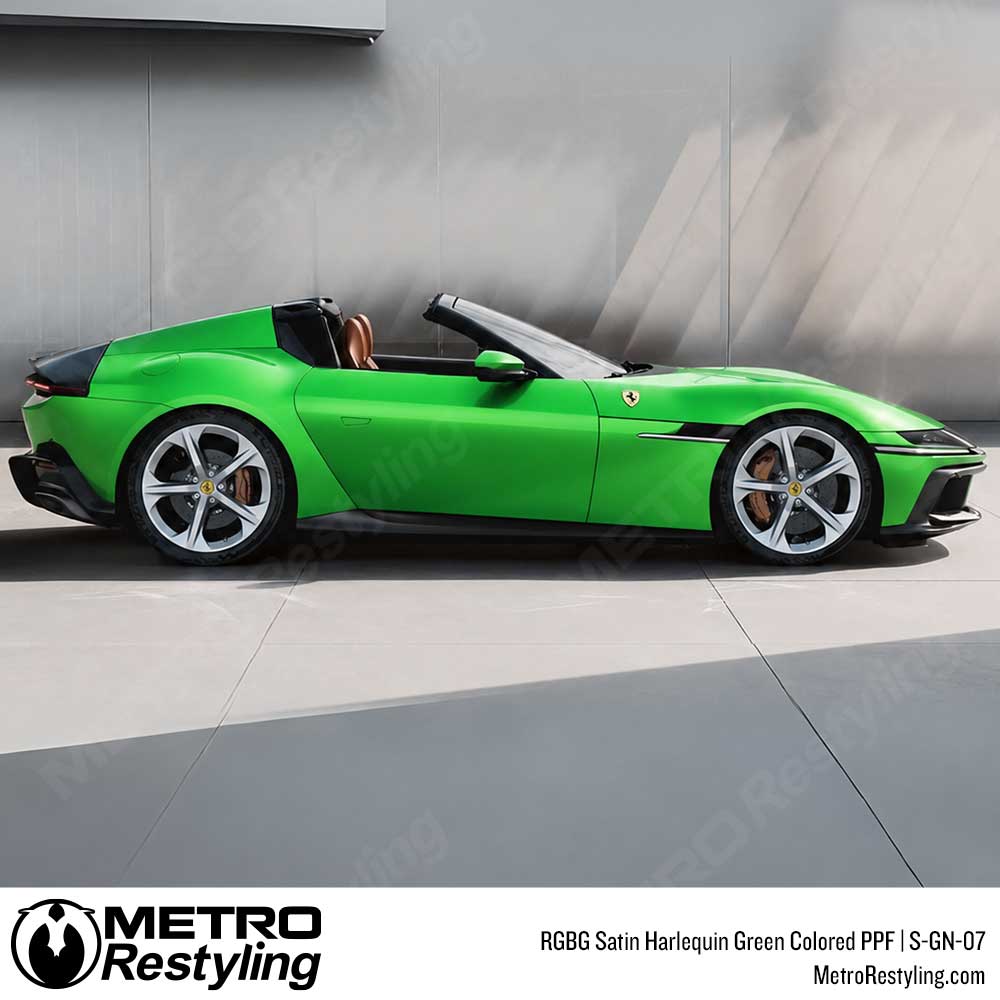 RGBG Satin Harlequin Green Colored PPF | S-GN-07