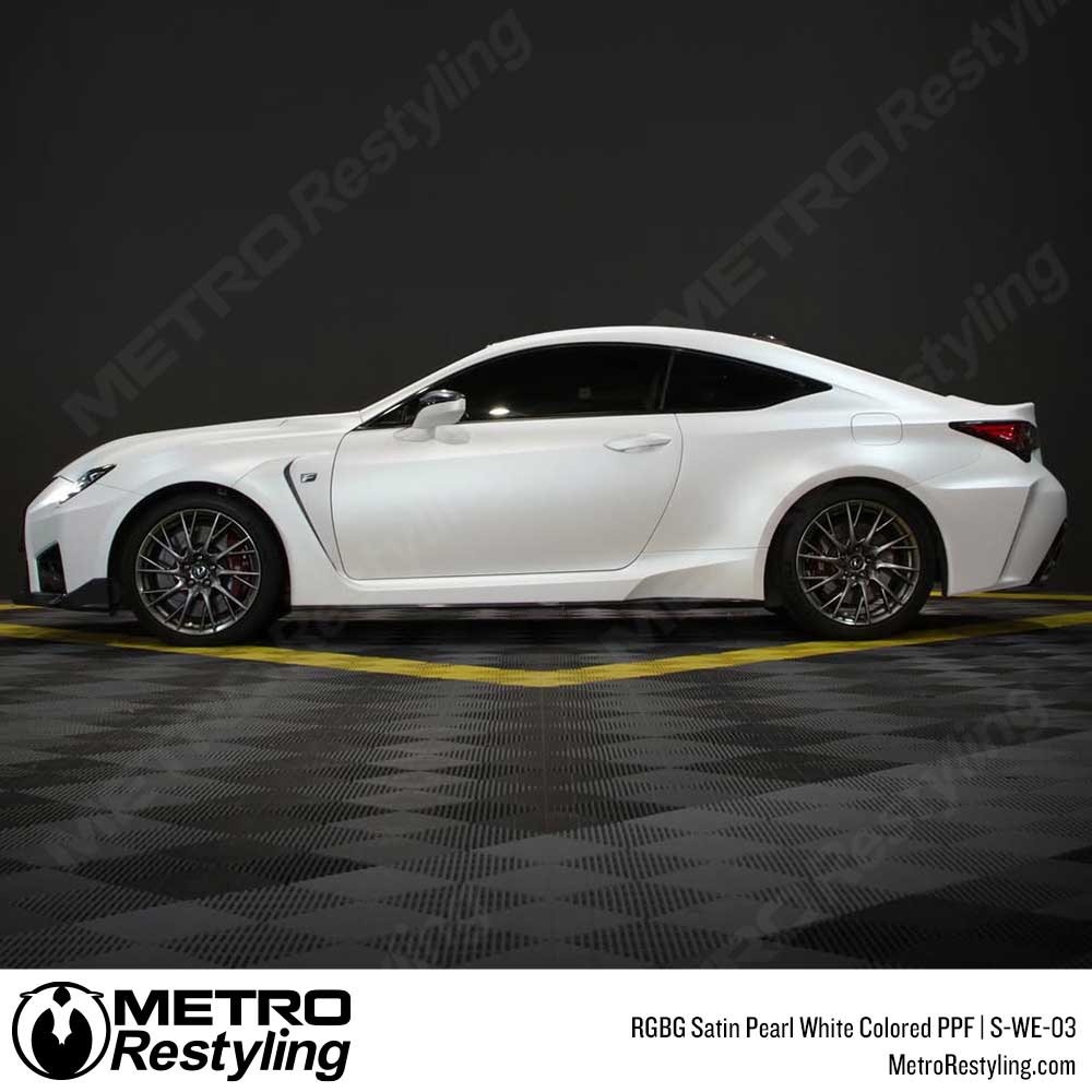 RGBG Satin Pearl White Colored PPF