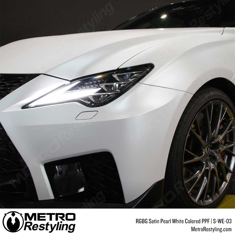RGBG Satin Pearl White Colored PPF