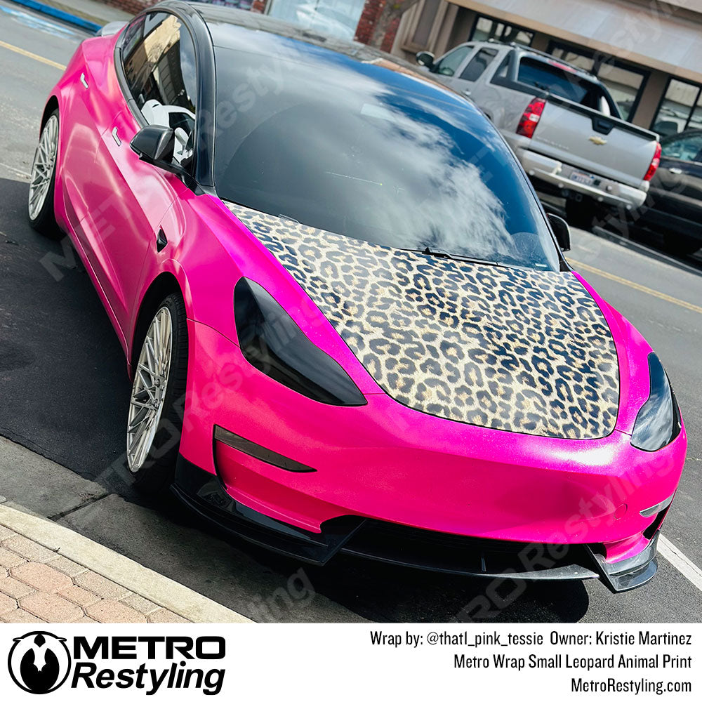 leopard tesla wrap