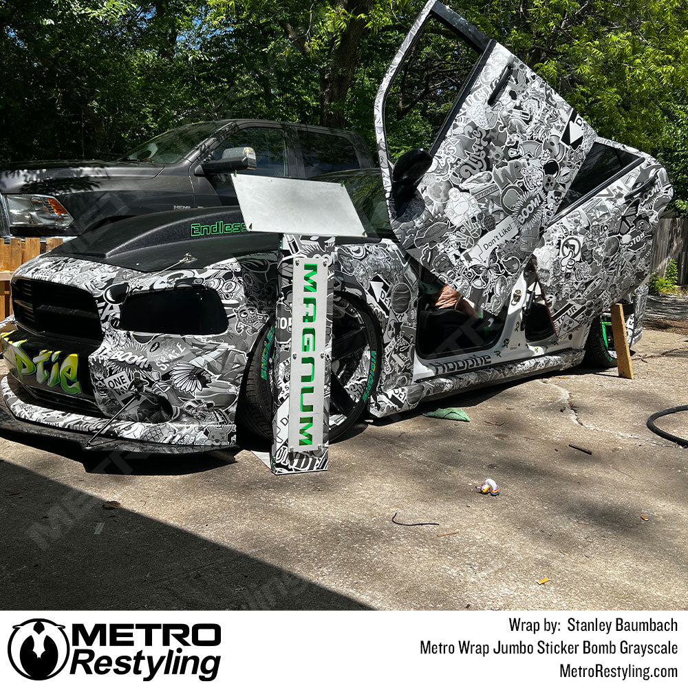 dodge magnum sticker bomb wrap
