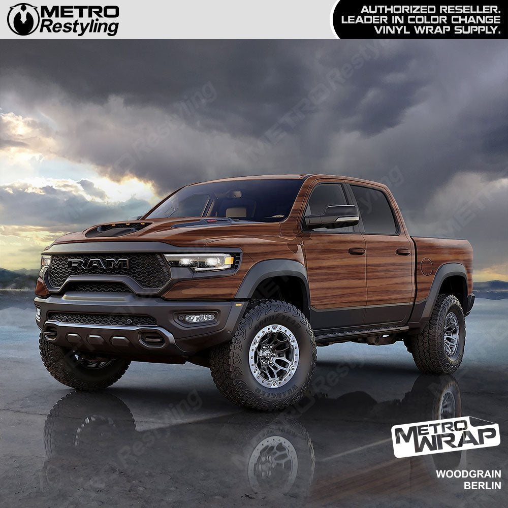 Metro Wrap Woodgrain Berlin Car Wrap