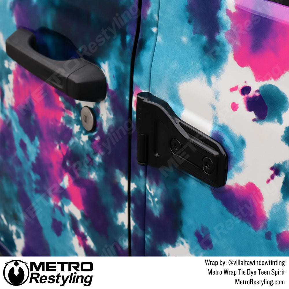 Jeep Wrangler Tie Dye Teen Spirit Wrap