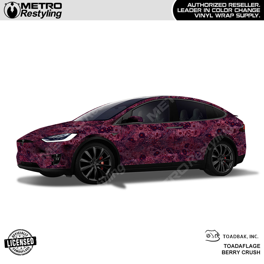 Toadaflage Berry Crush Camo car wrap