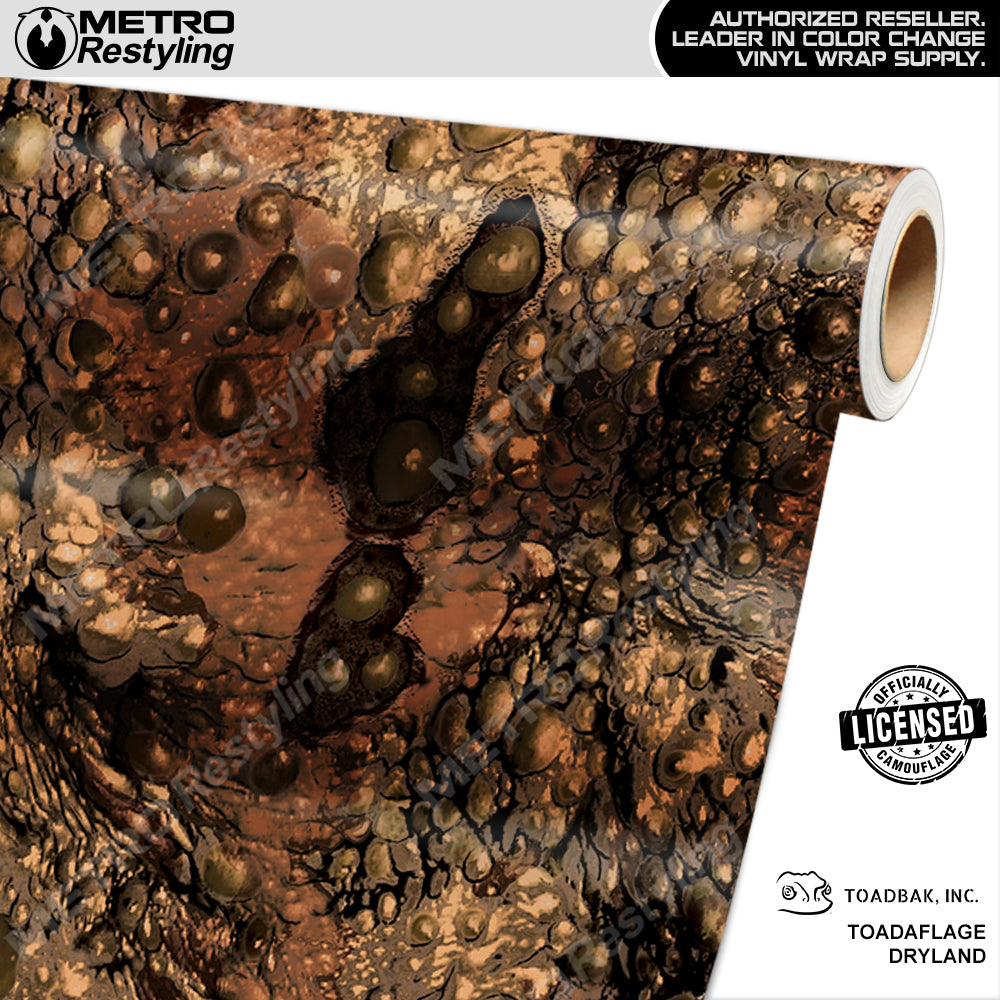 Toadaflage Dryland Camouflage Vinyl Wrap Film
