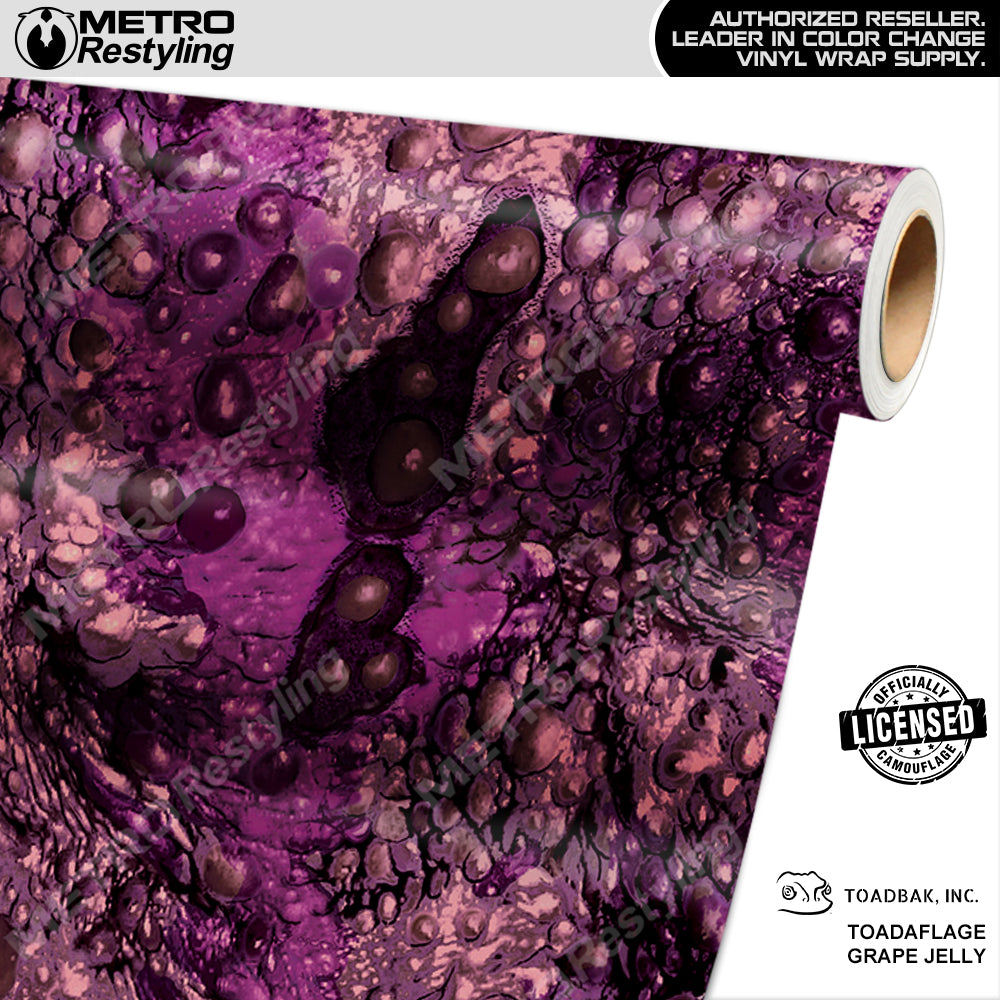Toadaflage Grape Camouflage Vinyl Wrap Film