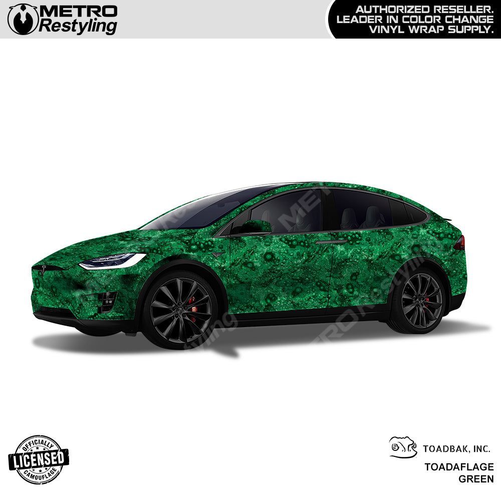 Toadaflage Green Camo car wrap